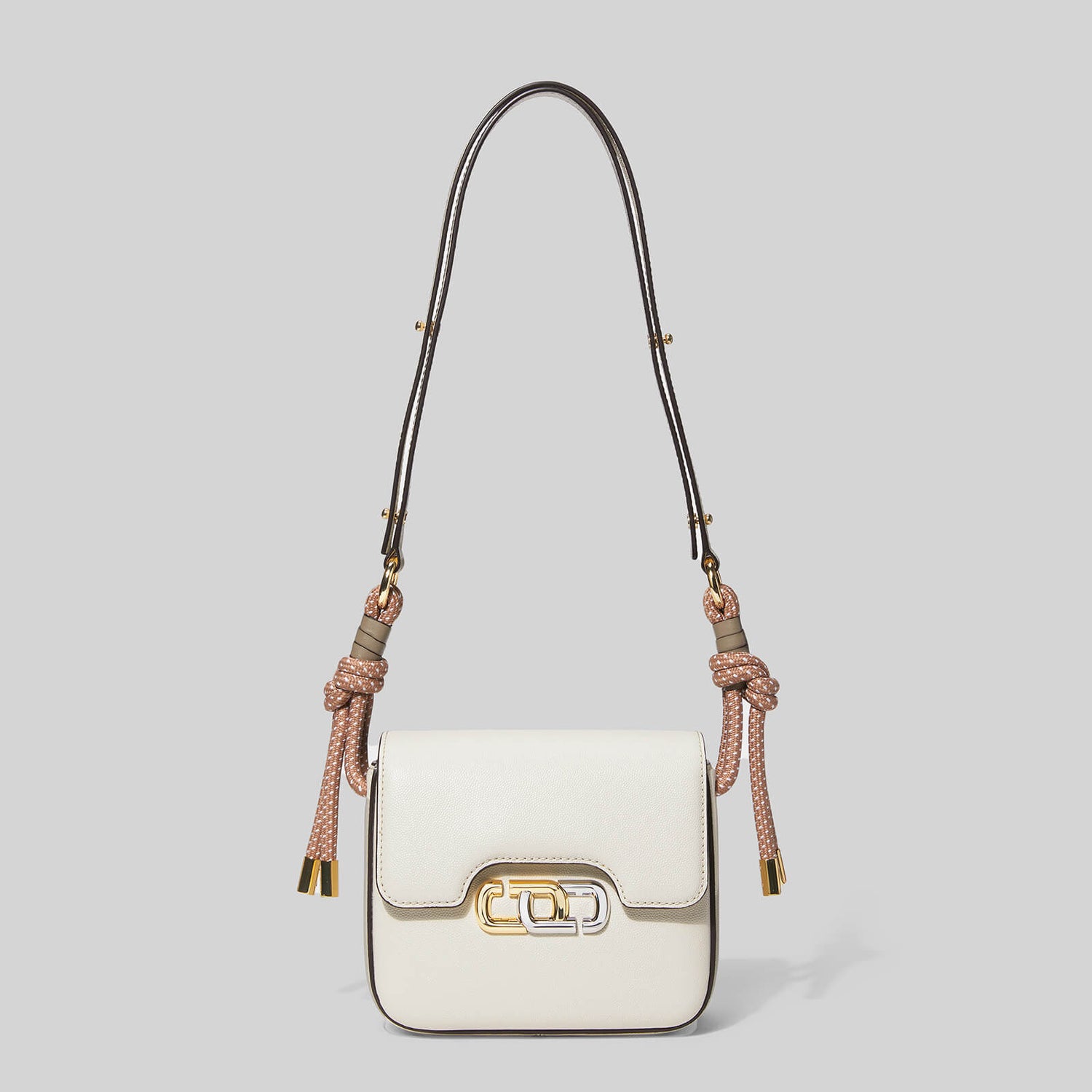 marc jacobs women's the mini shoulder bag cloud white