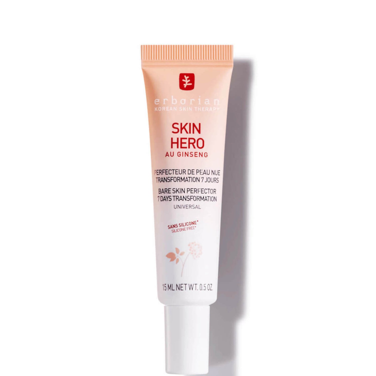 Erborian Skin Hero - Non-Tinted Bare Skin Perfector Travel Size 15ml ...