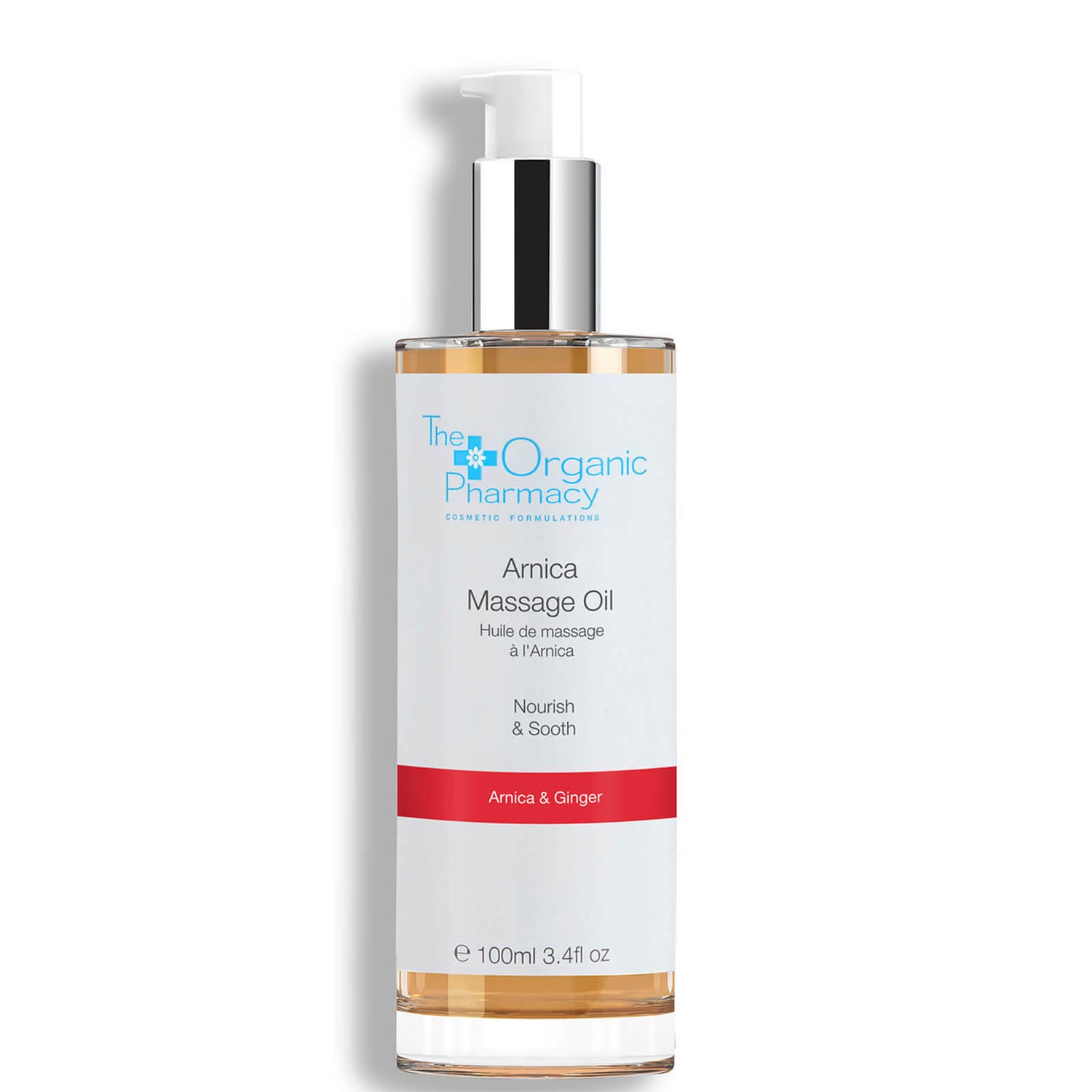 The Organic Pharmacy Arnica Massage Oil 100ml LOOKFANTASTIC