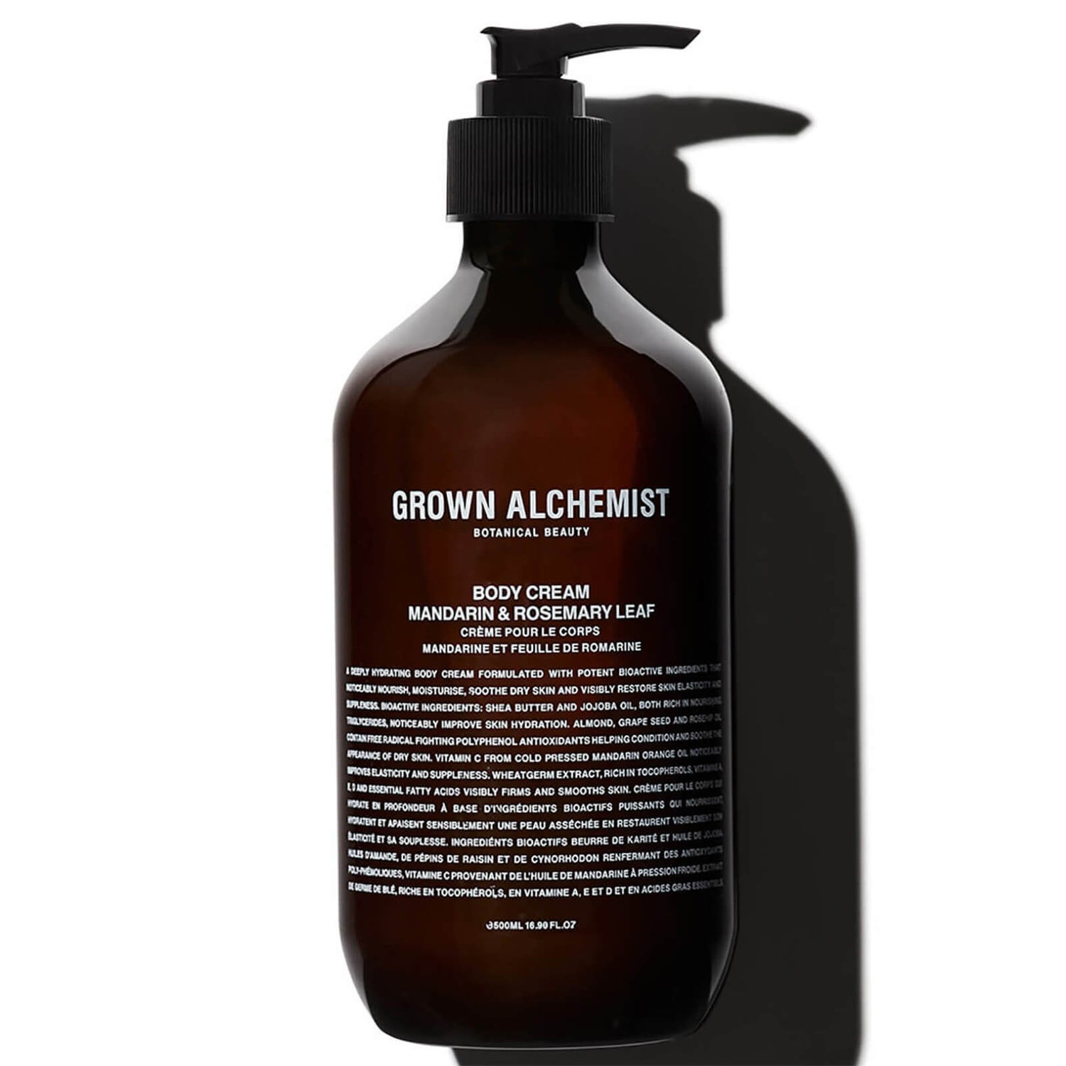 Grown Alchemist Body Cream Mandarin, Rosemary Leaf 500ml LOOKFANTASTIC