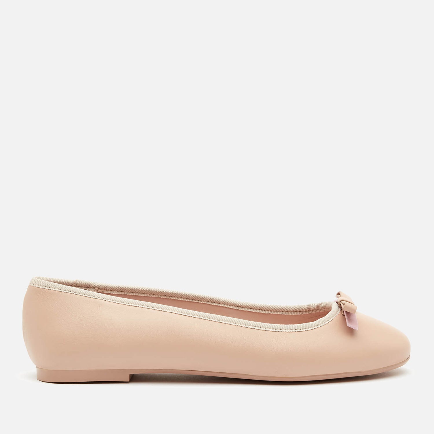 ted baker sually leather ballet pumps in black
