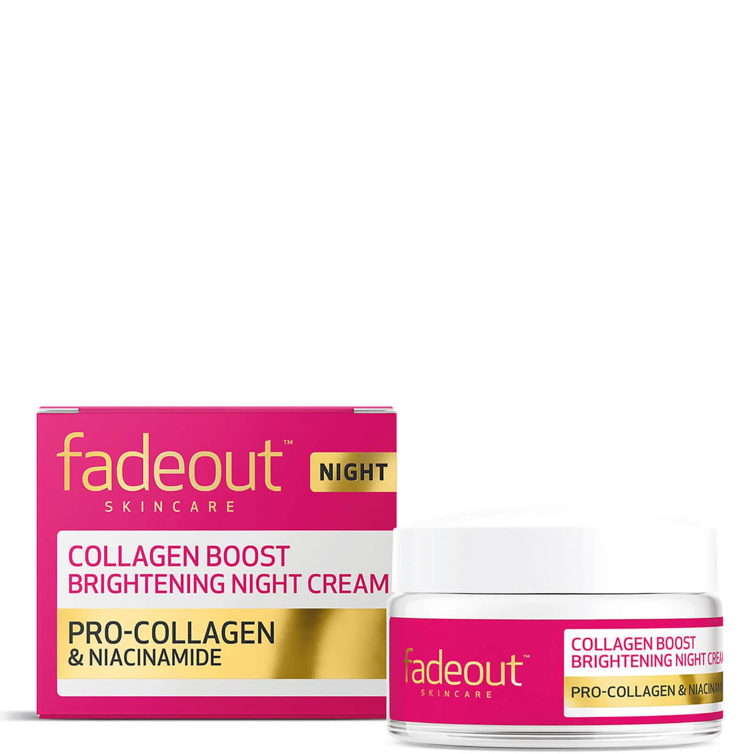 Fade Out Collagen Boost Night Cream 50ml LOOKFANTASTIC