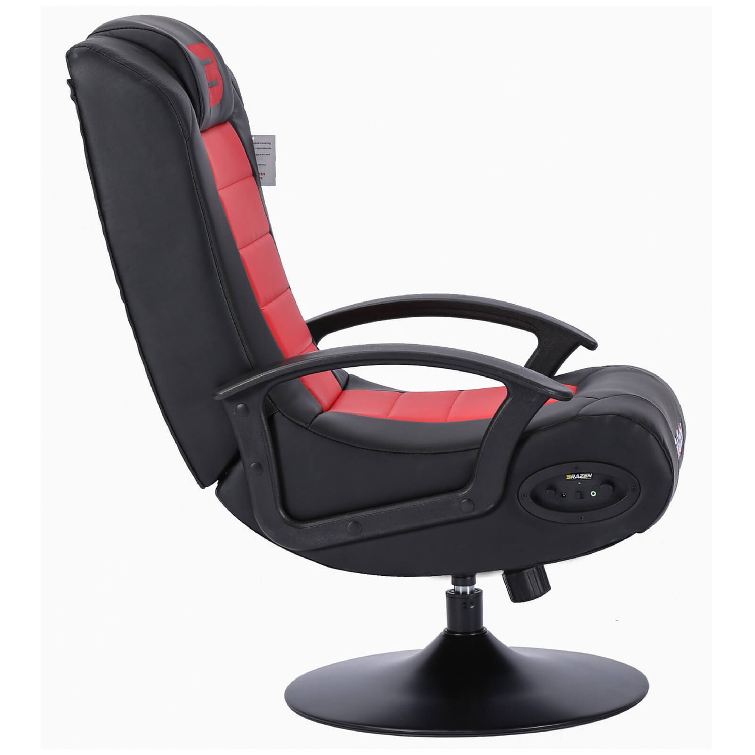 BraZen Stag 2.1 Bluetooth Surround Sound Gaming Chair - Red Games