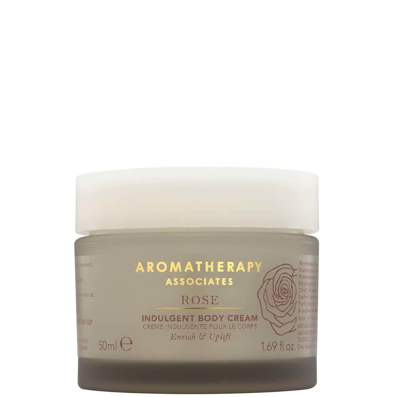 Aromatherapy Associates Rose Body Cream 50ml LOOKFANTASTIC