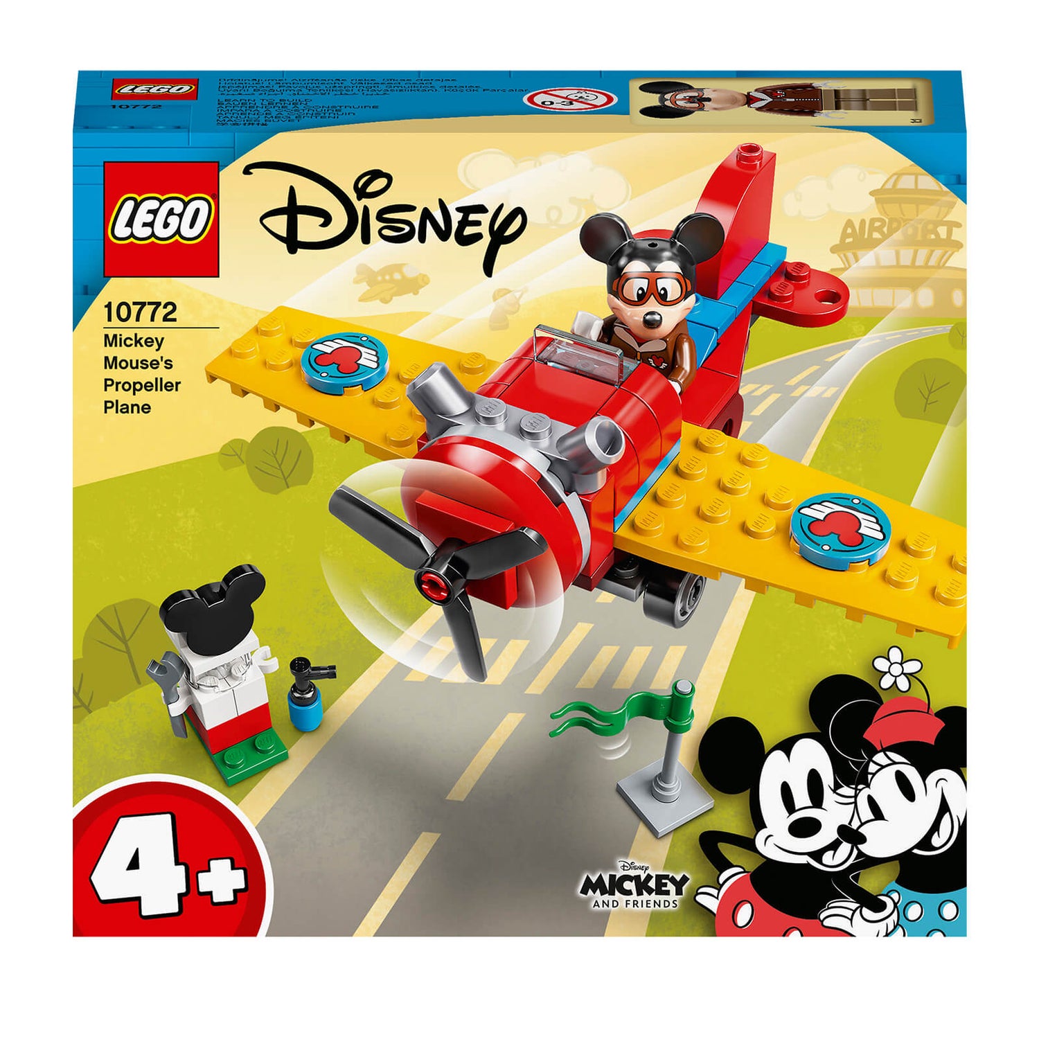 LEGO 4+ L�??avion ?� h?�lice de Mickey Mouse (10772) Toys | Zavvi France