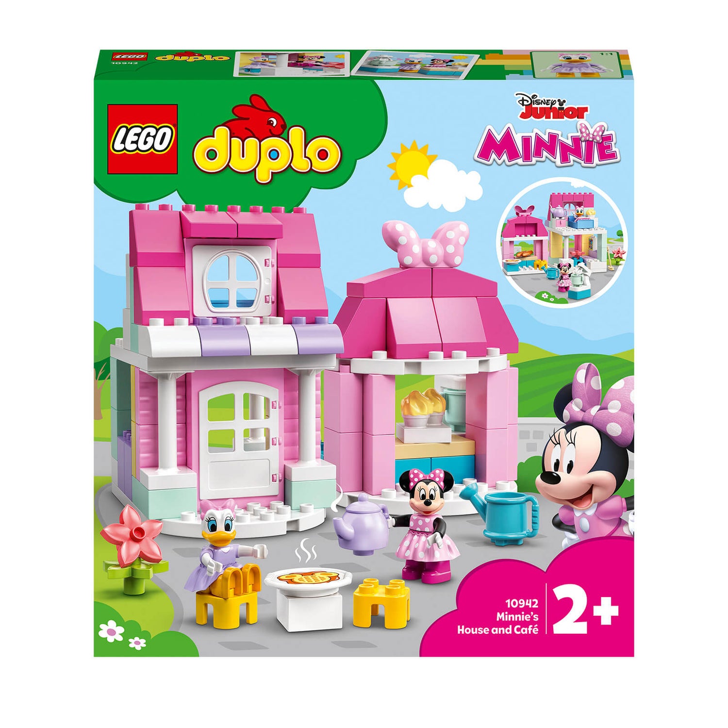 LEGO DUPLO Minnie's House and Caf Toy for Toddlers (10942) Toys Zavvi UK
