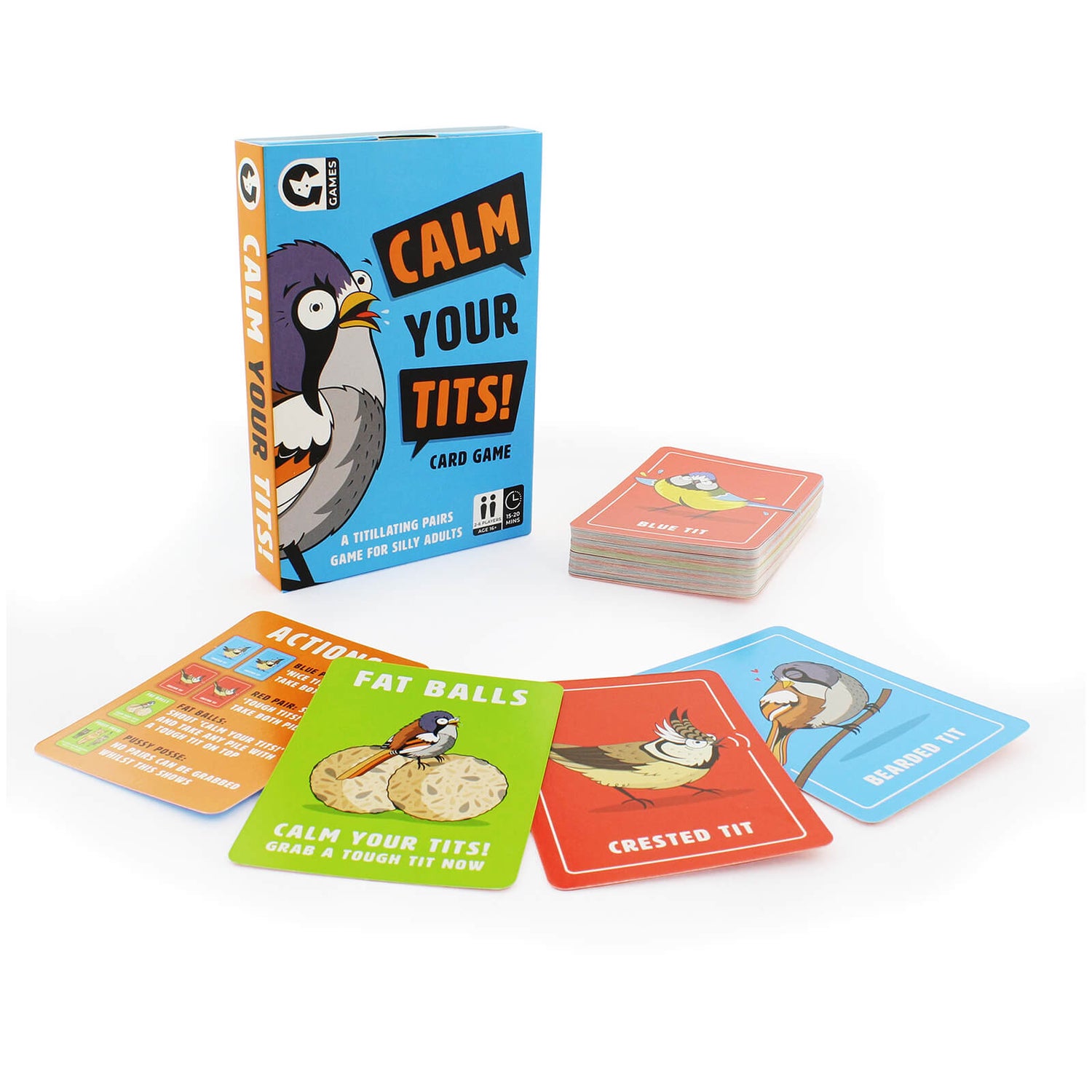 Calm Your Tits Card Game Unique Gifts Zavvi UK