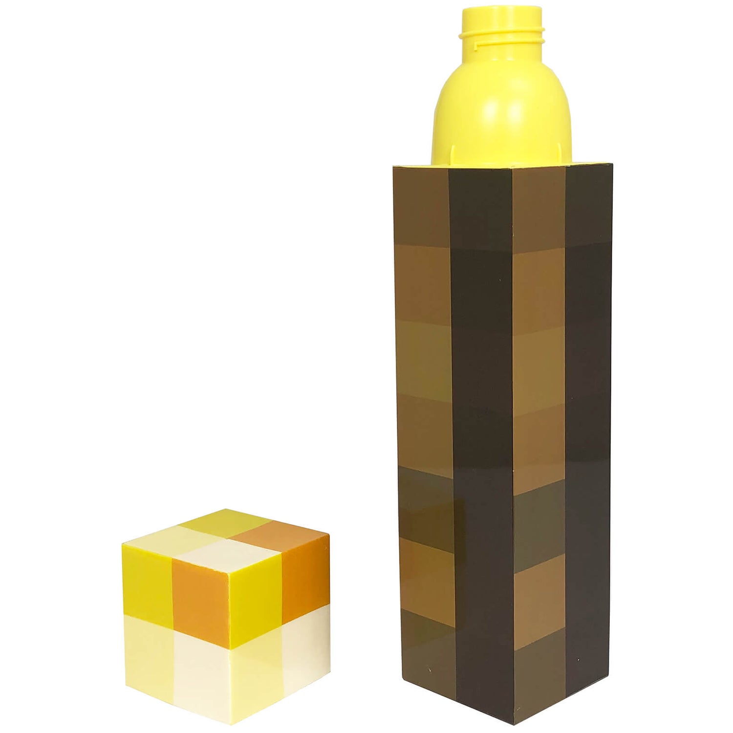 Minecraft 3D Torch Bottle retro vibes and nostalgia all on VeryNeko