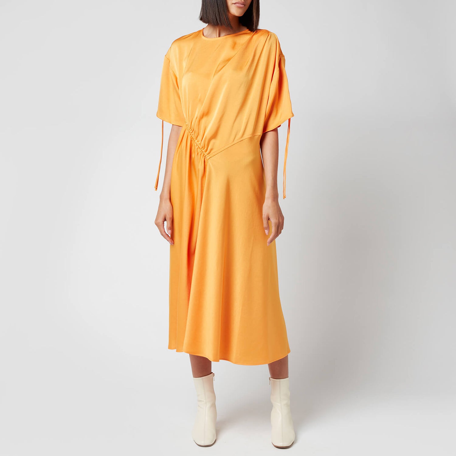Stine Goya Women's Davina Dress - Orange - Free UK Delivery Available