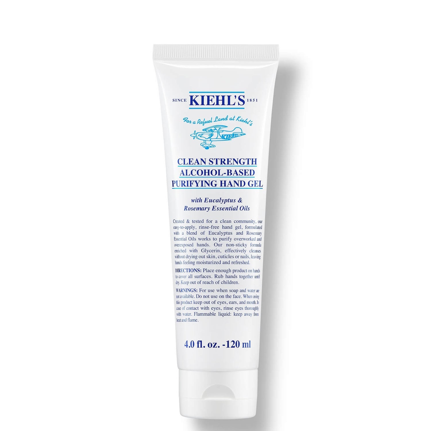 Kiehl's Clean Strength AlcoholBased Purifying Hand Gel 125ml