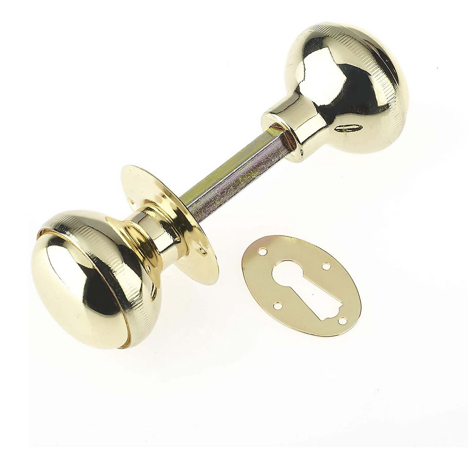 Yale Rim Lock Door Knob Brass Homebase