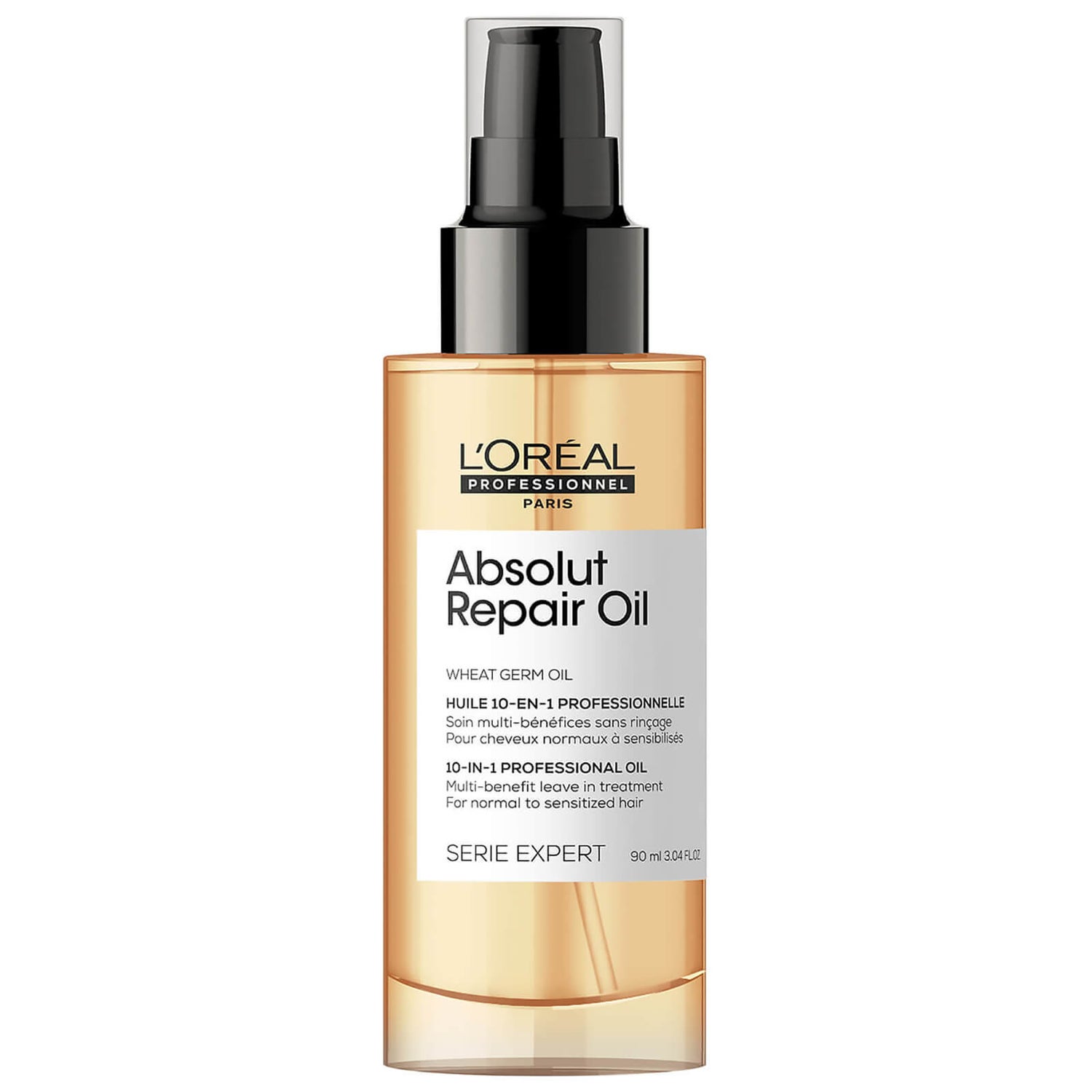 Huile 10en1 sans Rinçage Absolut Repair pour Cheveux Secs et Abîmés L’Oréal Professionnel