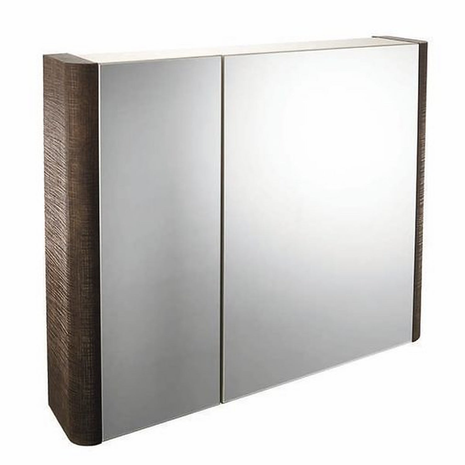 Linen Bathroom Mirror 800mm Rust Bath