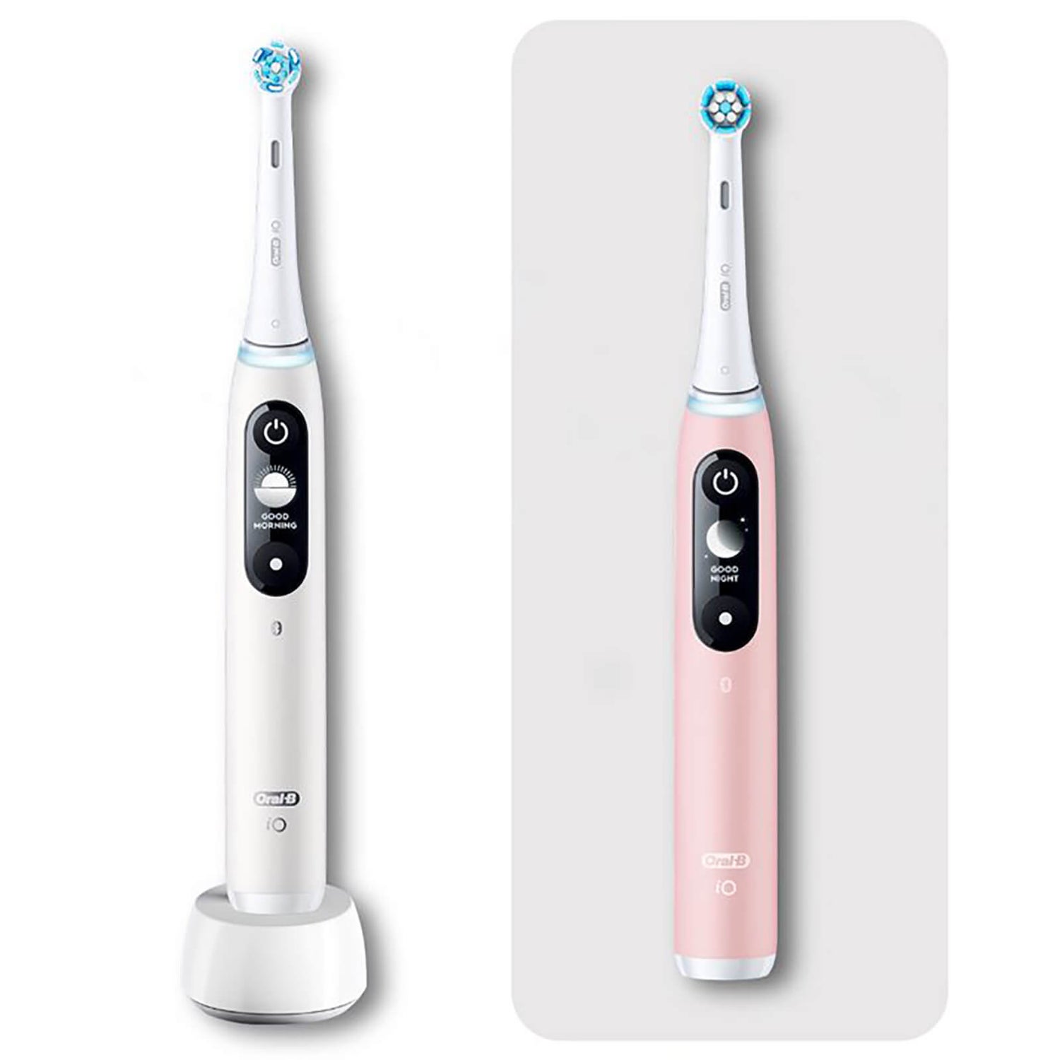 OralB iO 6 Duo Elektrische Zahnbürsten, white/pink sand OralB DE OralB iO 6 Duo Elektrische Zahnbürsten, white/pink sand OralB DE