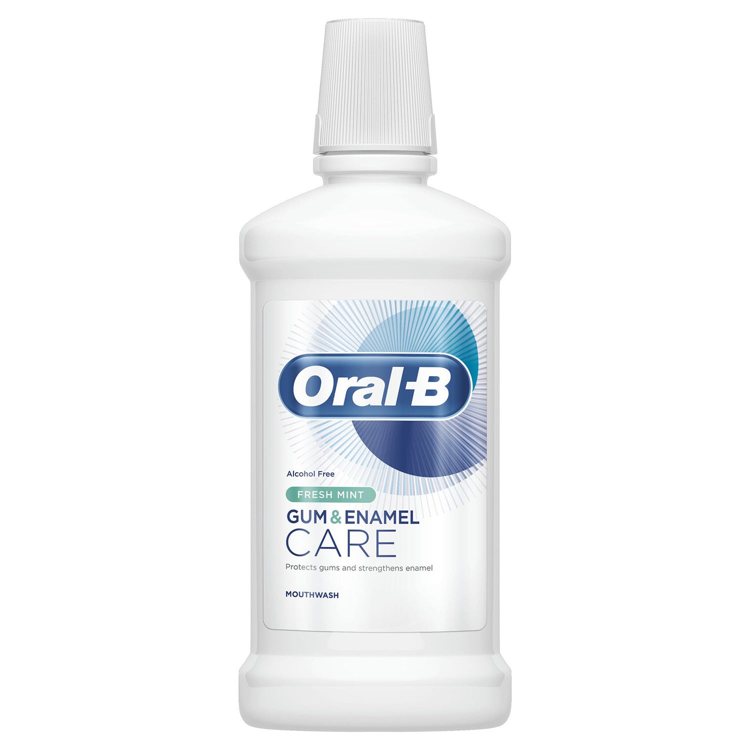 Oral B Gum & Enamel Care Fresh Mint Mouthwash 500ml OralB UK