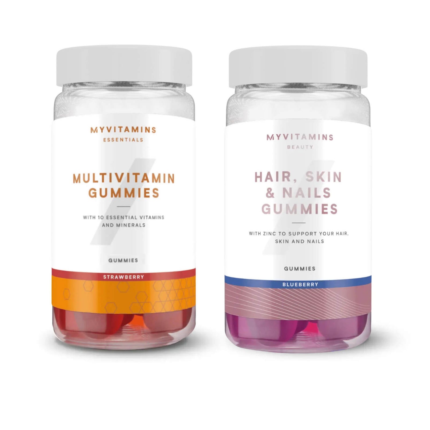 Myvitamins Gummy Bundle (Hair, Skin and Nail + Multivitamins ...