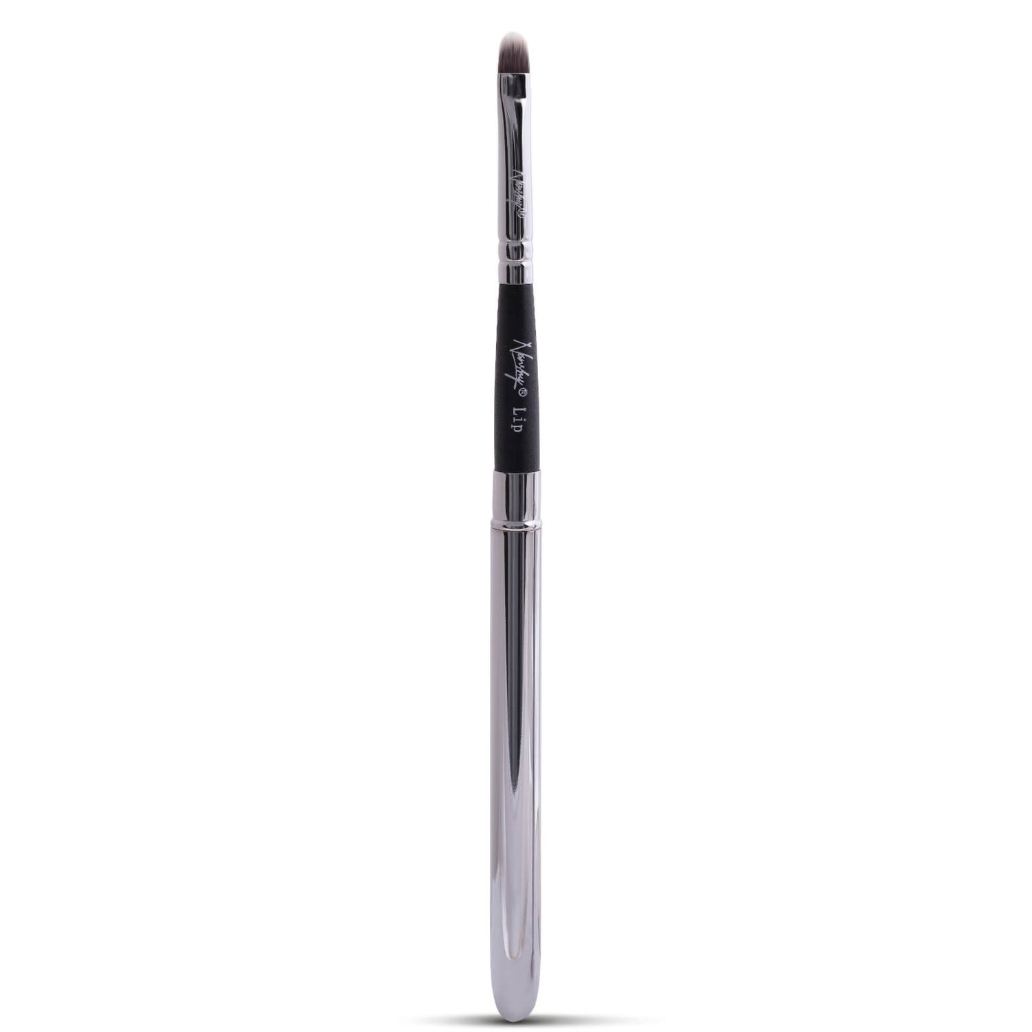 Nanshy Lip Brush with Lid Onyx Black LOOKFANTASTIC
