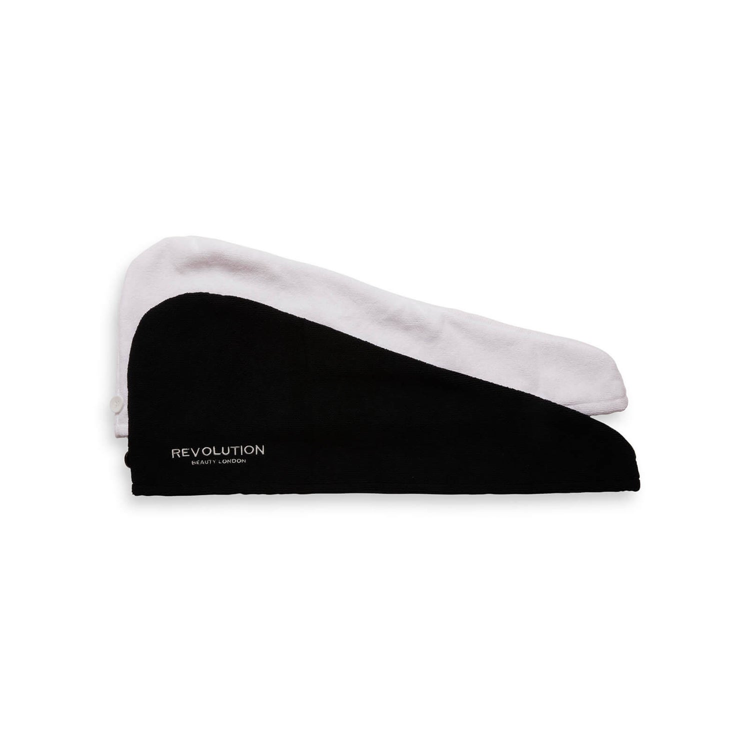 Revolution Haircare Hair 2pk Microfibre Hair Wrap Black/White
