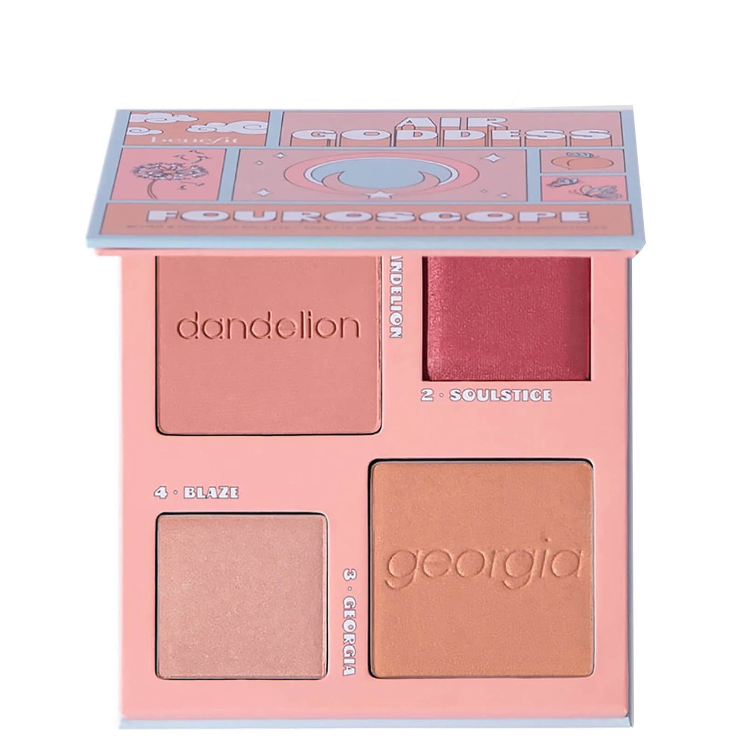 benefit Fouroscope Blusher and Highlighter Palette Air Goddess