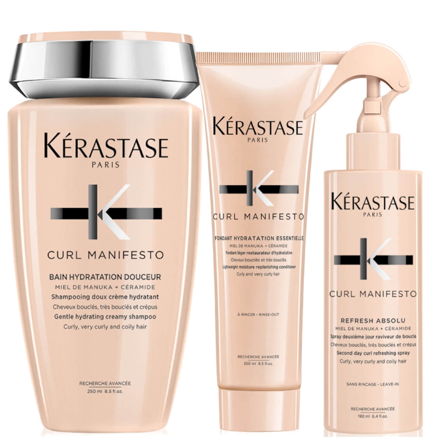 Conjunto Curly Hair Heroes da Kérastase LOOKFANTASTIC