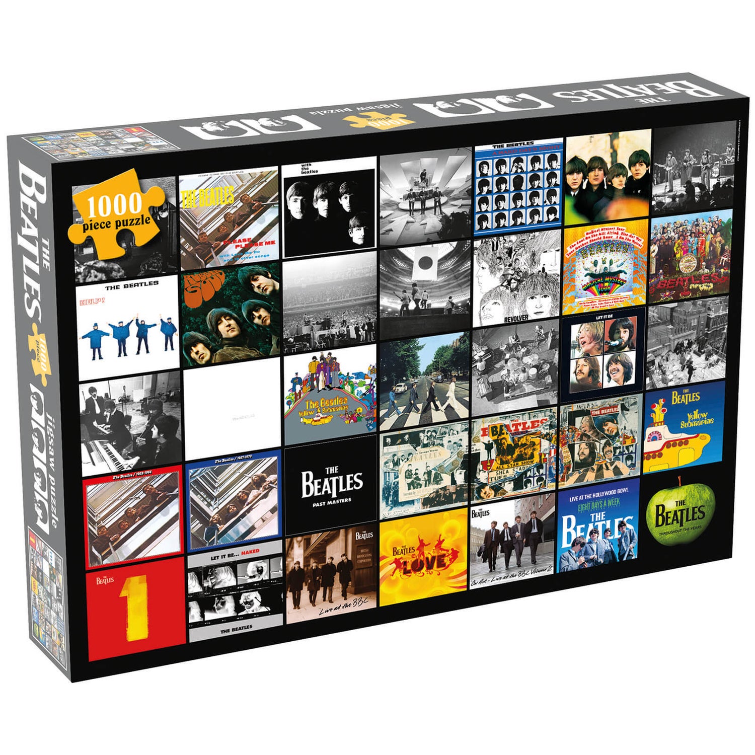 The Beatles Album Cover Collage Jigsaw Puzzle (1000 Pieces) TheHut.de