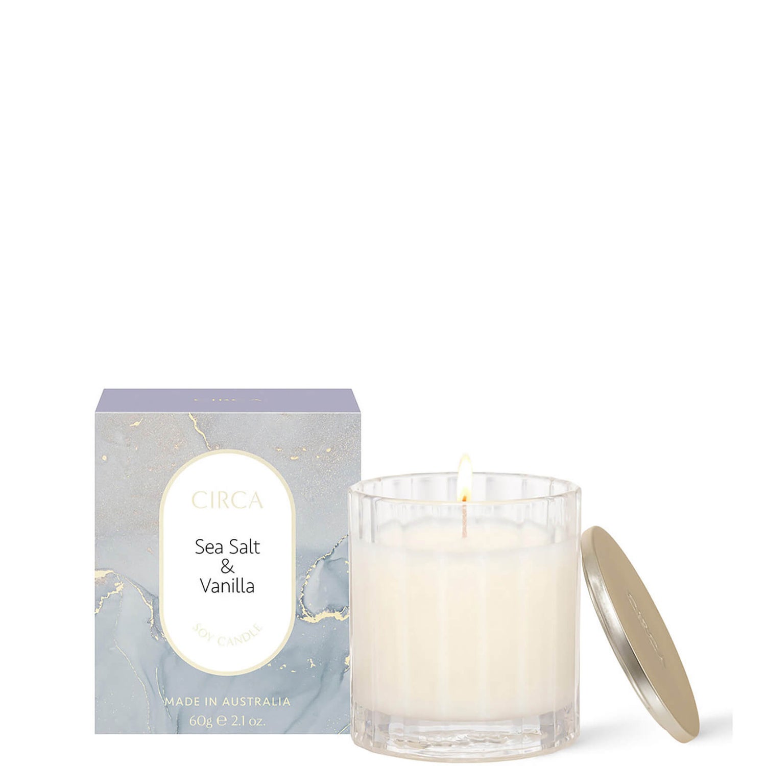 CIRCA Sea Salt & Vanilla Scented Soy Candle 60g Buy Online At RY