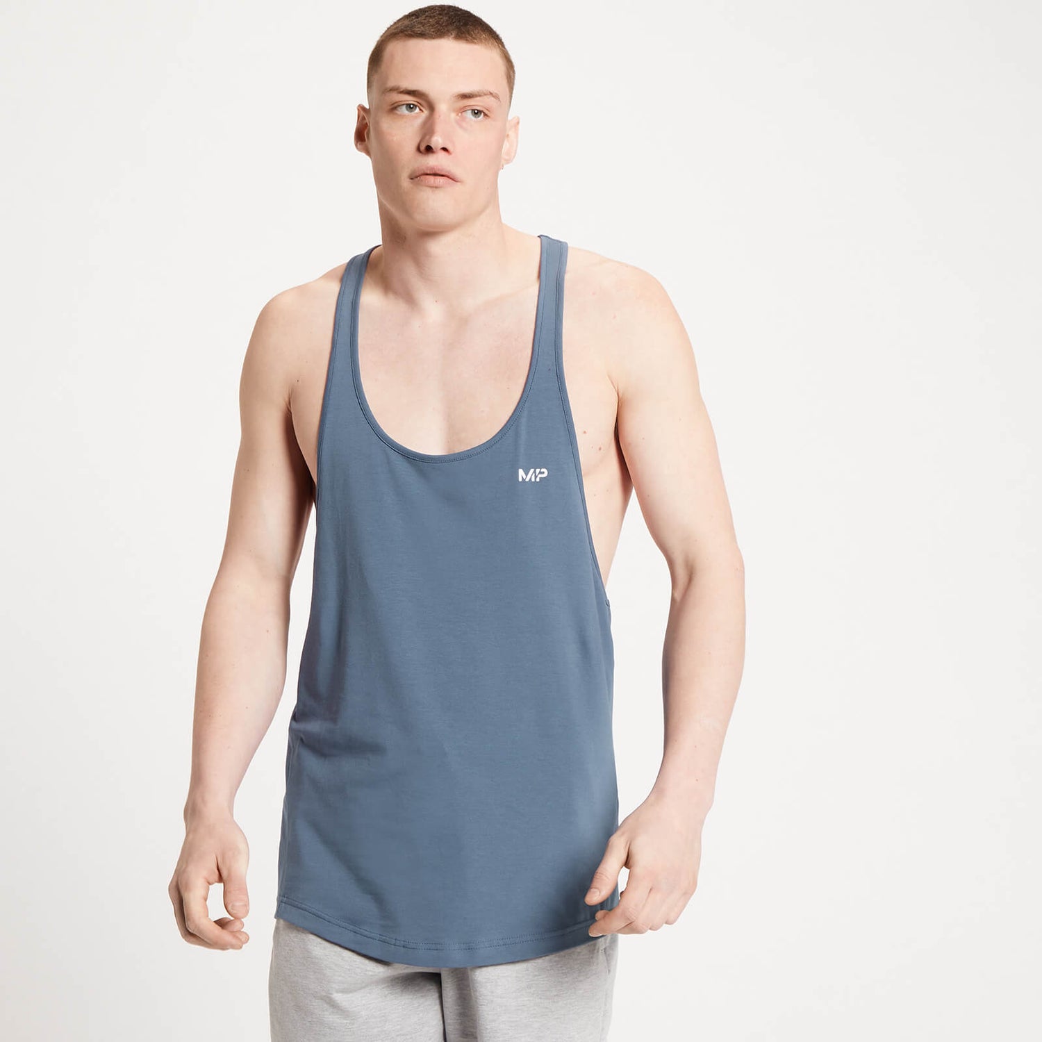 MP Men's Form Stringer Vest Steel Blue MP™ Apparel