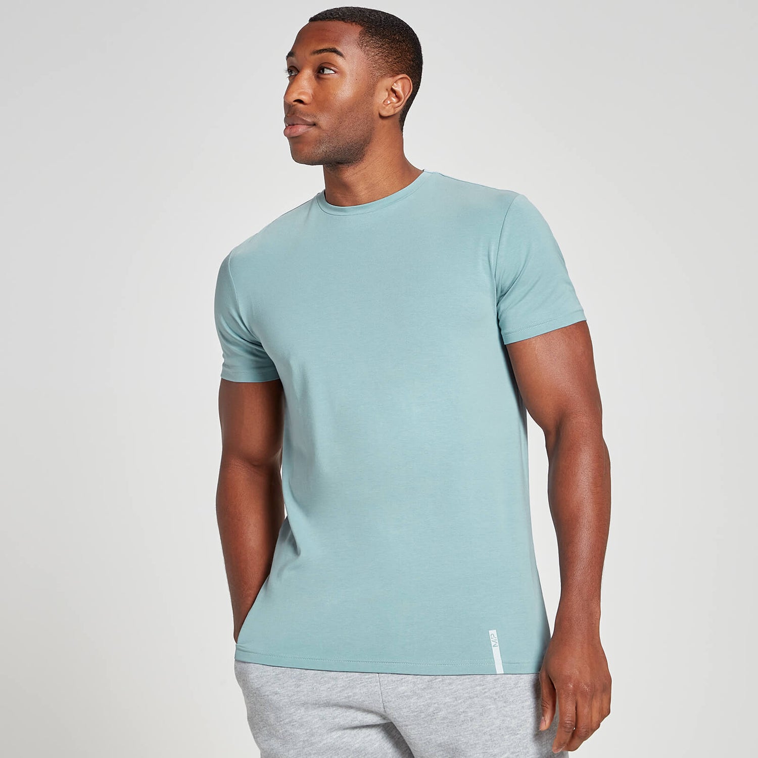 MP Men's Luxe Classic Crew T-Shirt - Ice Blue | MYPROTEIN™
