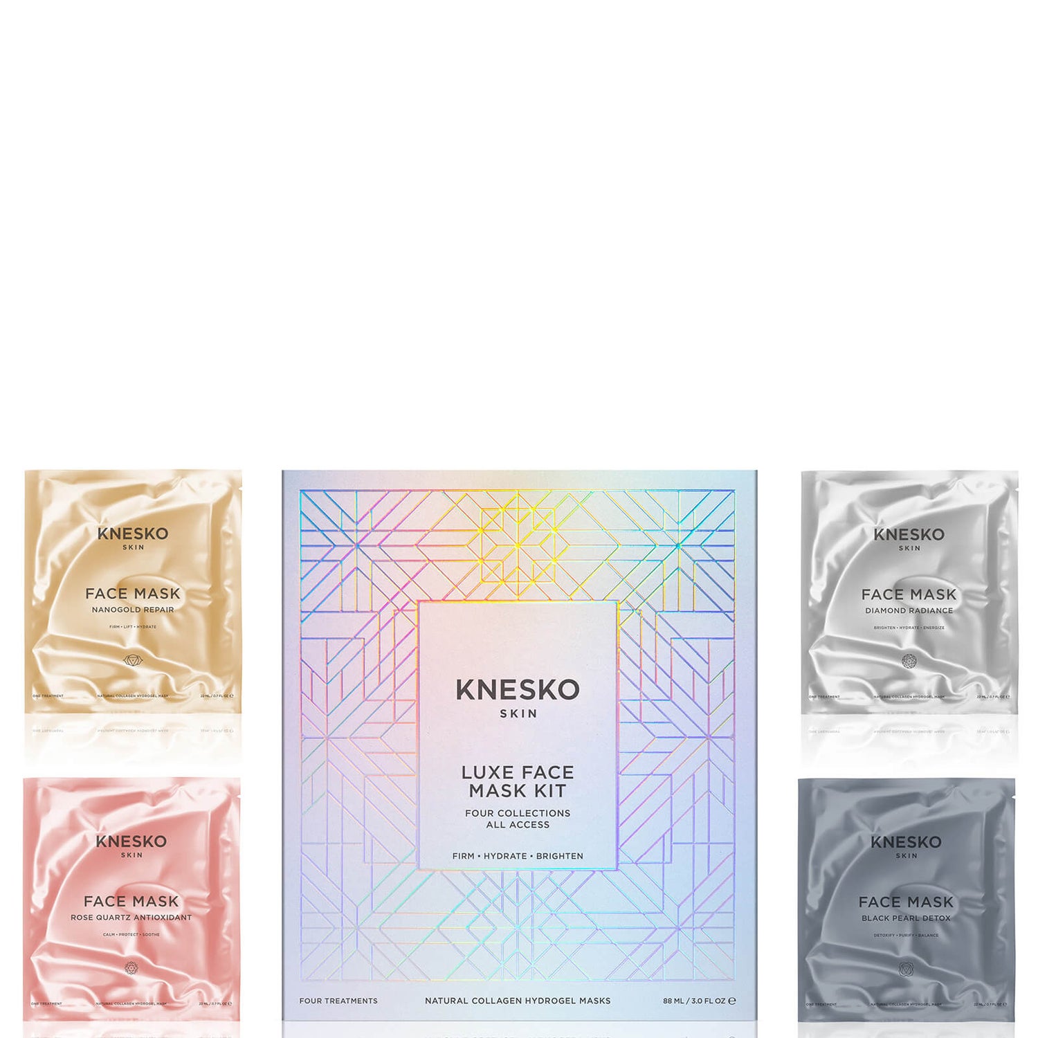 Knesko Skin The Luxe Face Mask Kit LOOKFANTASTIC