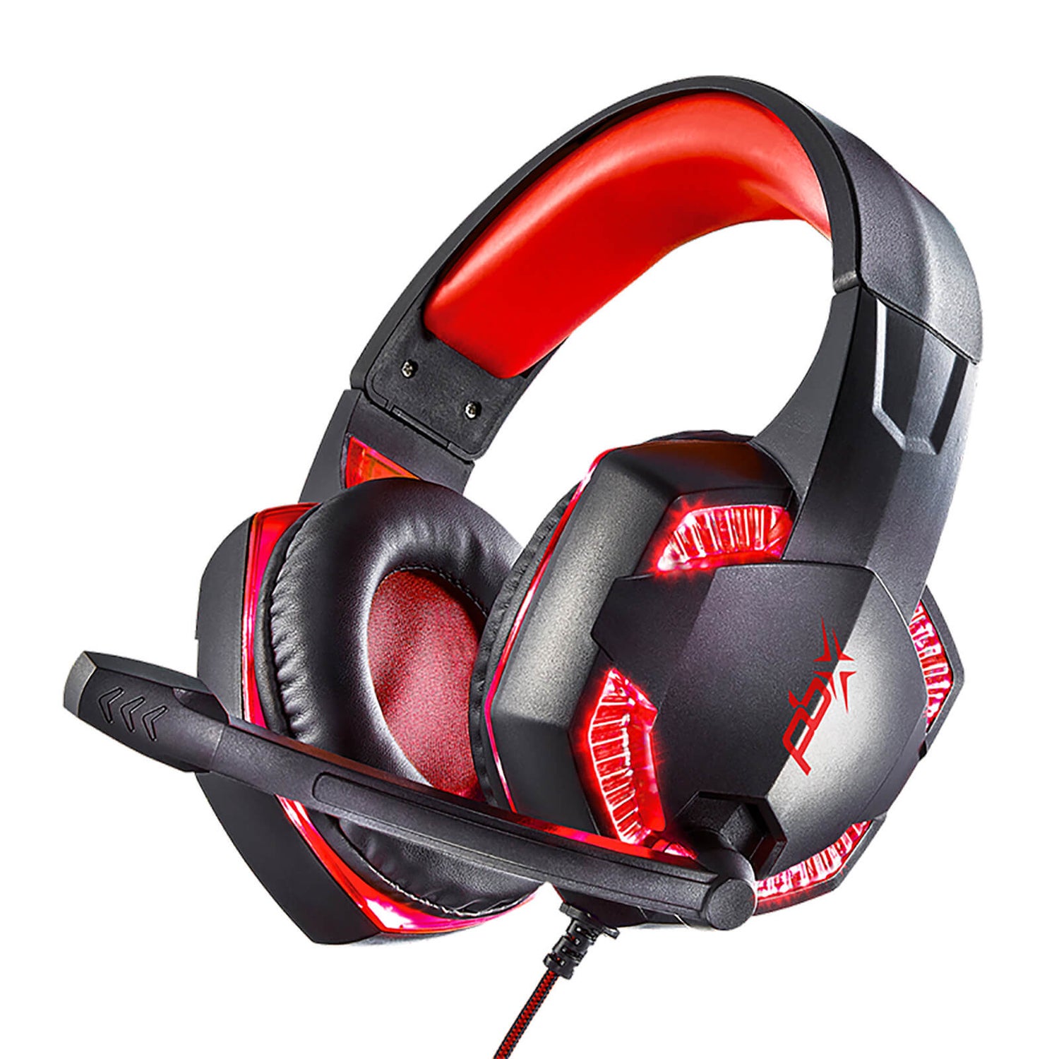 PBX Raptor Pro Plus Gaming Headset With Led Lights Games Accessories