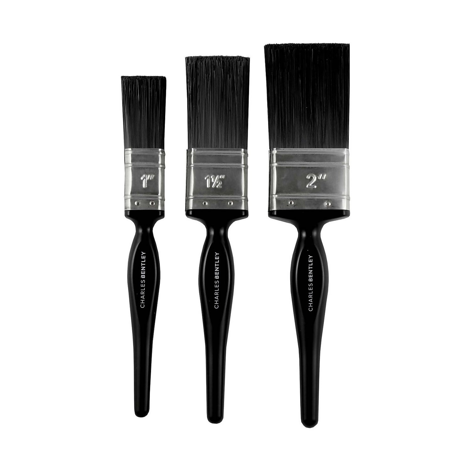 3 piece Paint brush set Homebase