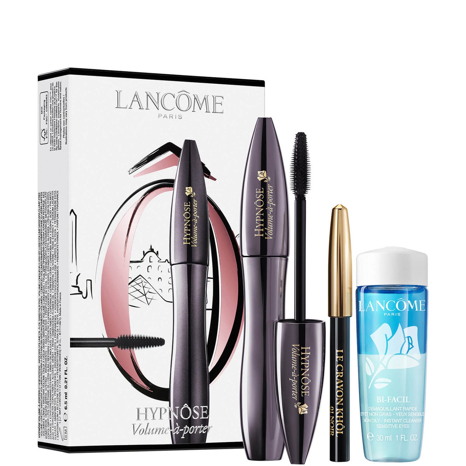 Lancôme Hypnose Volume-a-Porter Mascara and Bi-Facil Set - LOOKFANTASTIC