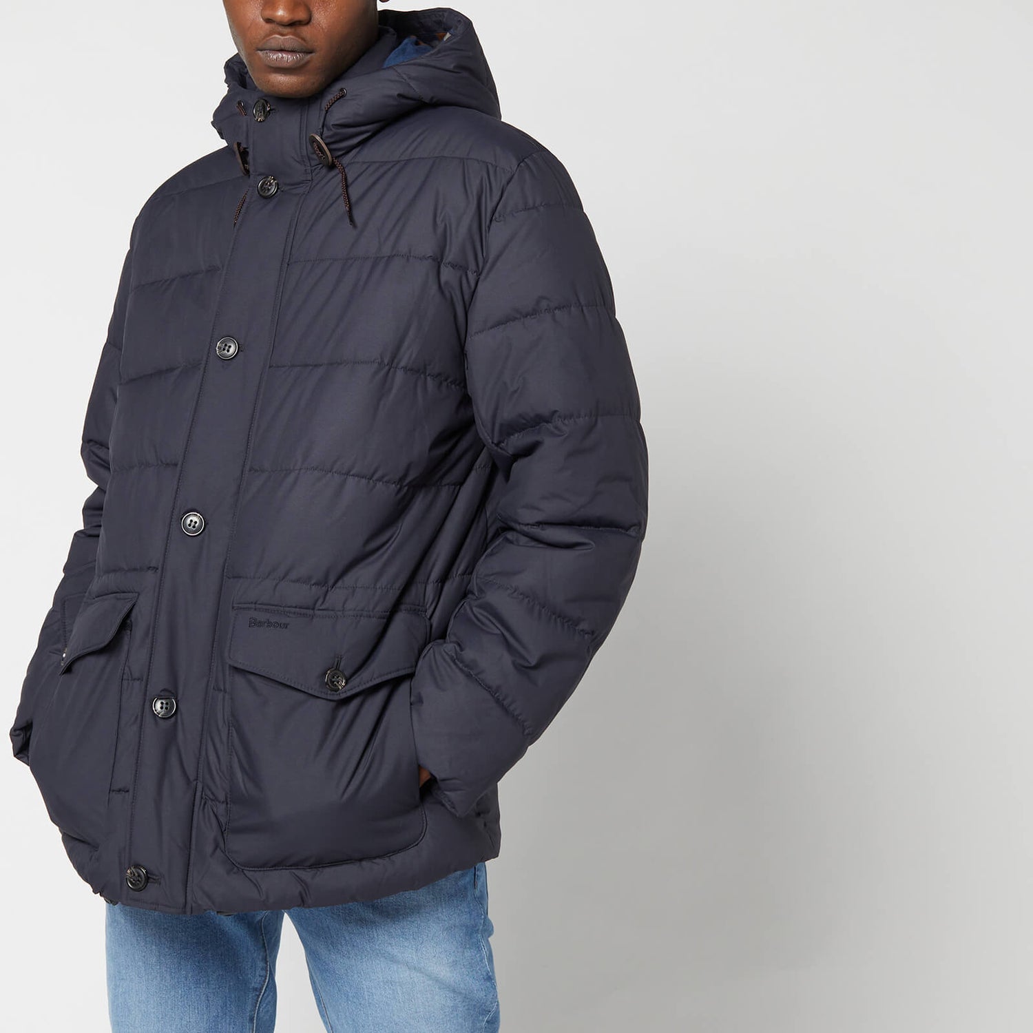 Barbour Heritage Men's Mobury Quilted Jacket Navy