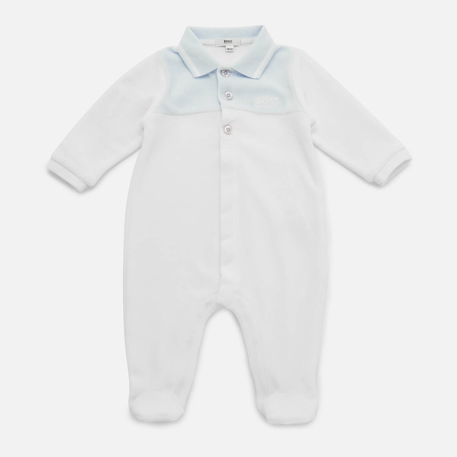 Hugo Boss Baby Sleepsuit Pyjamas - White | TheHut.com