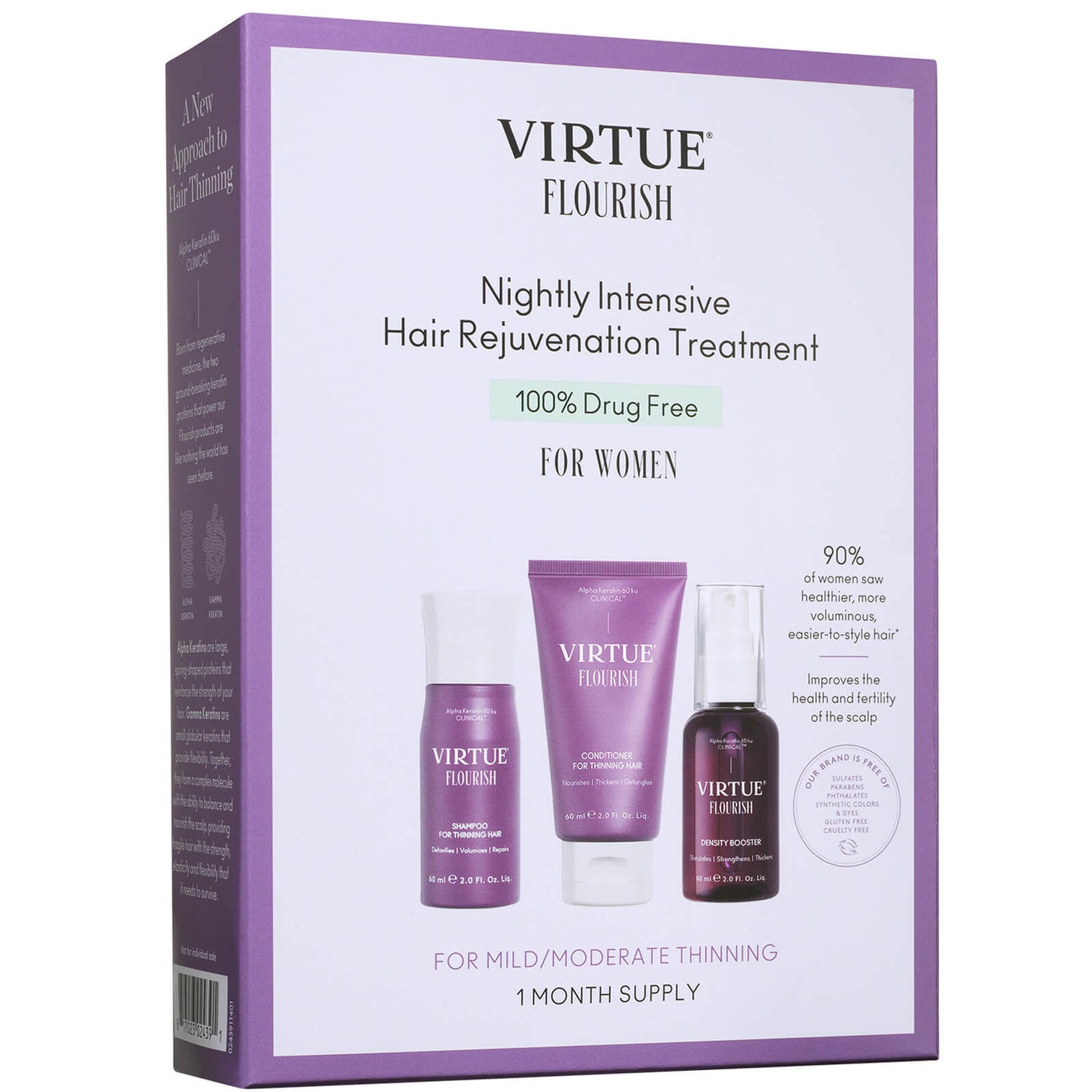 VIRTUE Flourish Nightly Intensive Hair Rejuvenation Treatment Kit