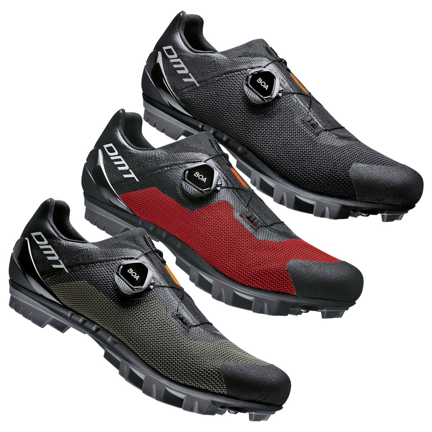 Chaussures VTT DMT KM4 - Système BOA, Noir, Neuves Sous Emballage, Fabriquées En Italie