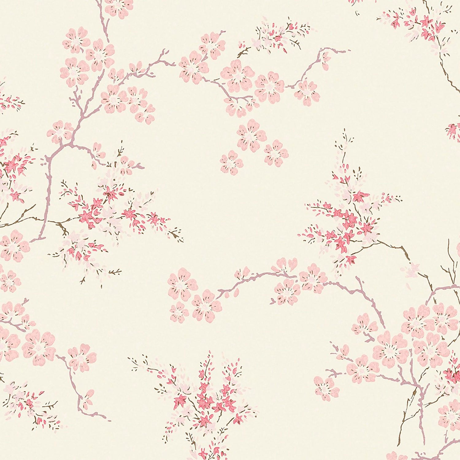Laura Ashley Oriental Blossom Blush Wallpaper Homebase