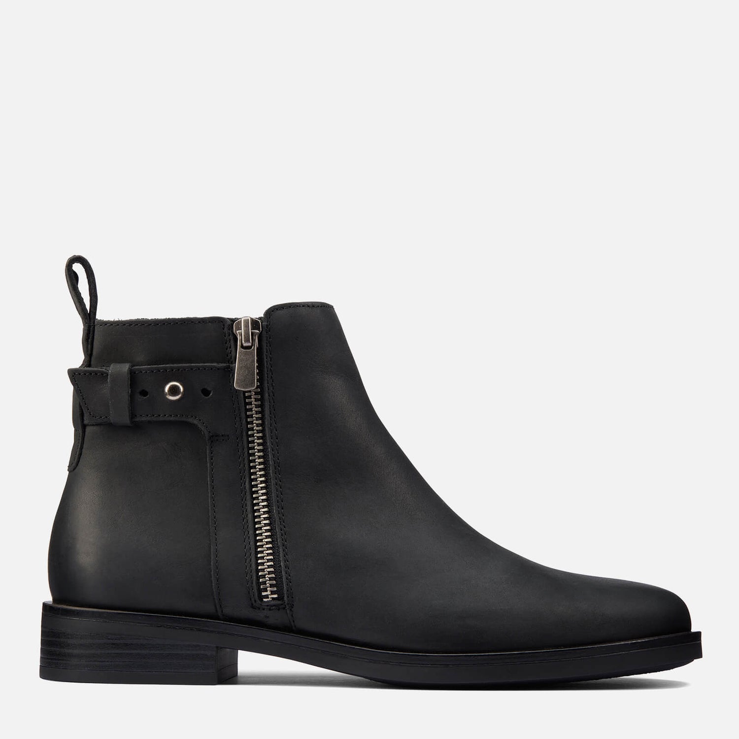 clarks ladies flat ankle boots