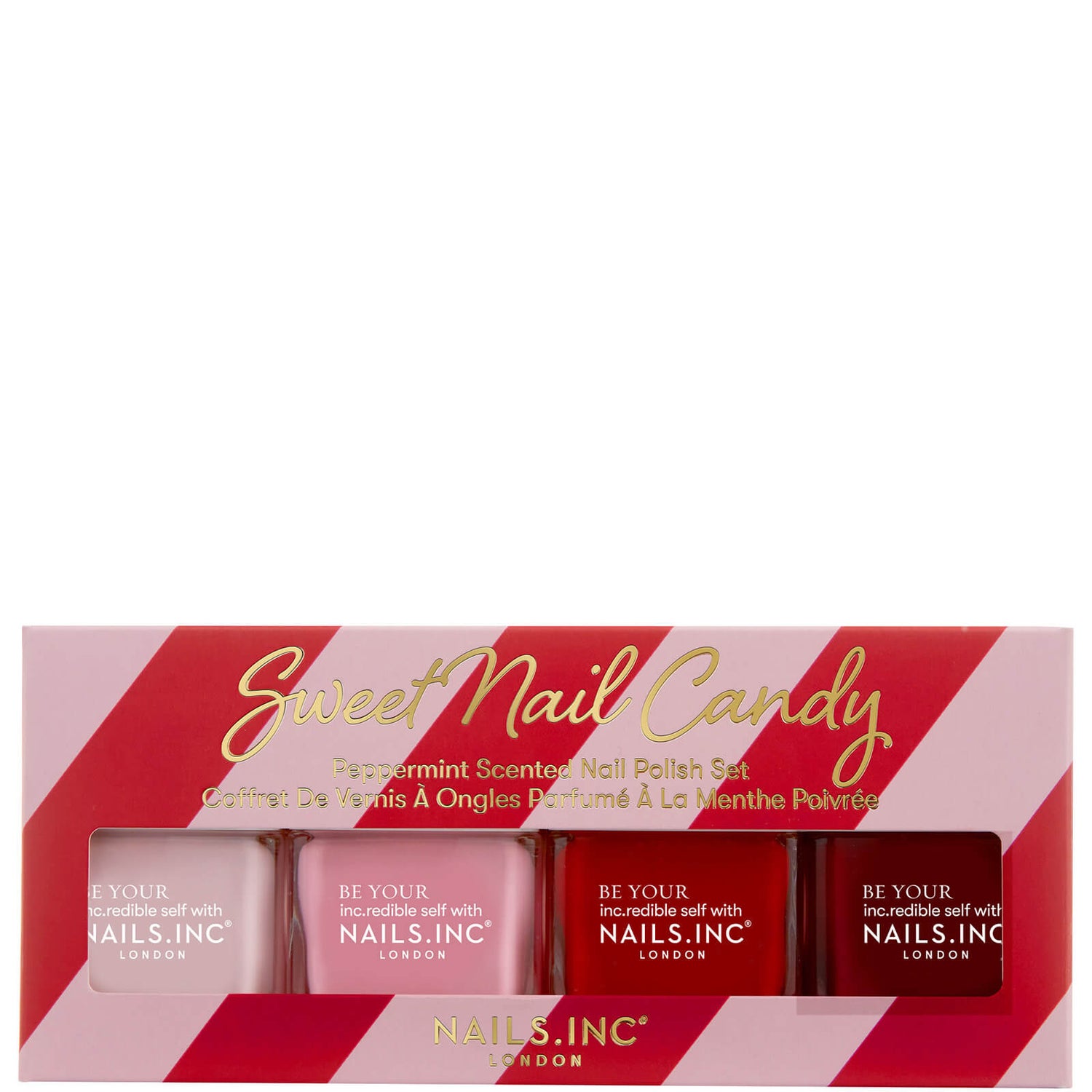 Extra sweet. Nails Inc noel Street Nail Polish Peppermint place Red 10ml. Thea Calian Nails Inc
