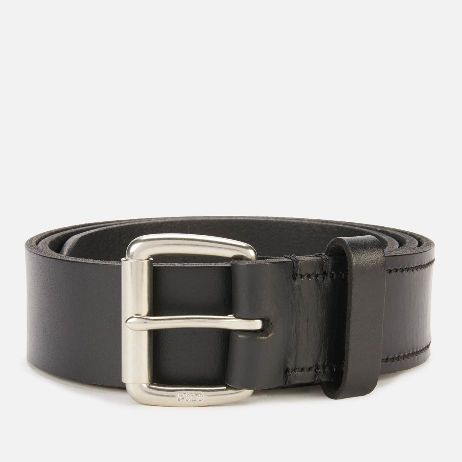 Polo Ralph Lauren Men's PP Charm Casual Tumbled Leather Belt - Black ...