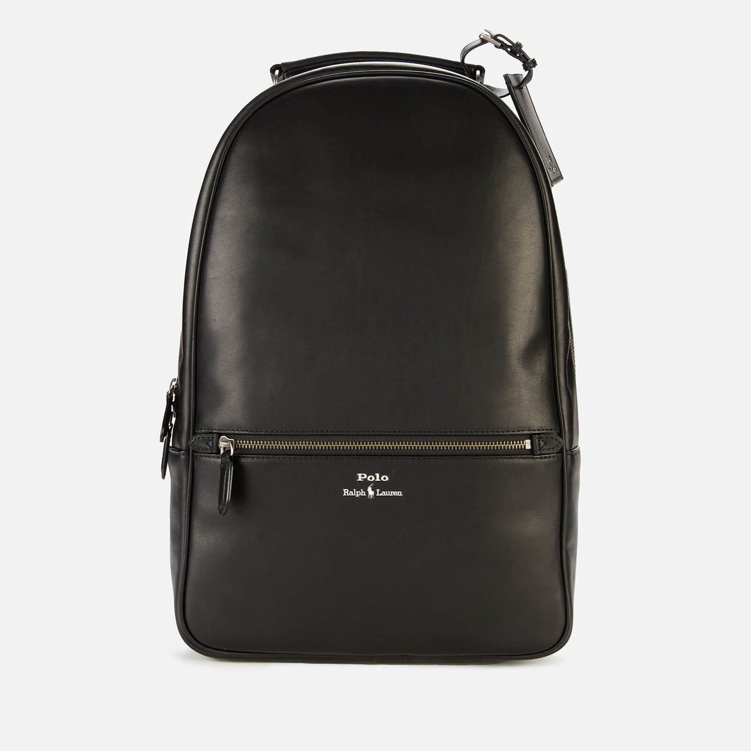Polo Ralph Lauren Men's Smooth Leather Backpack Black