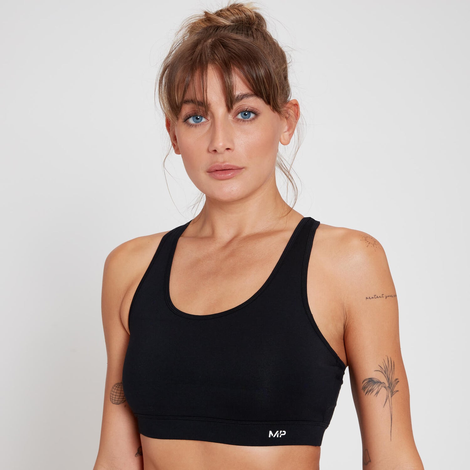 MP Women's Cotton Bralette Black MYPROTEIN™