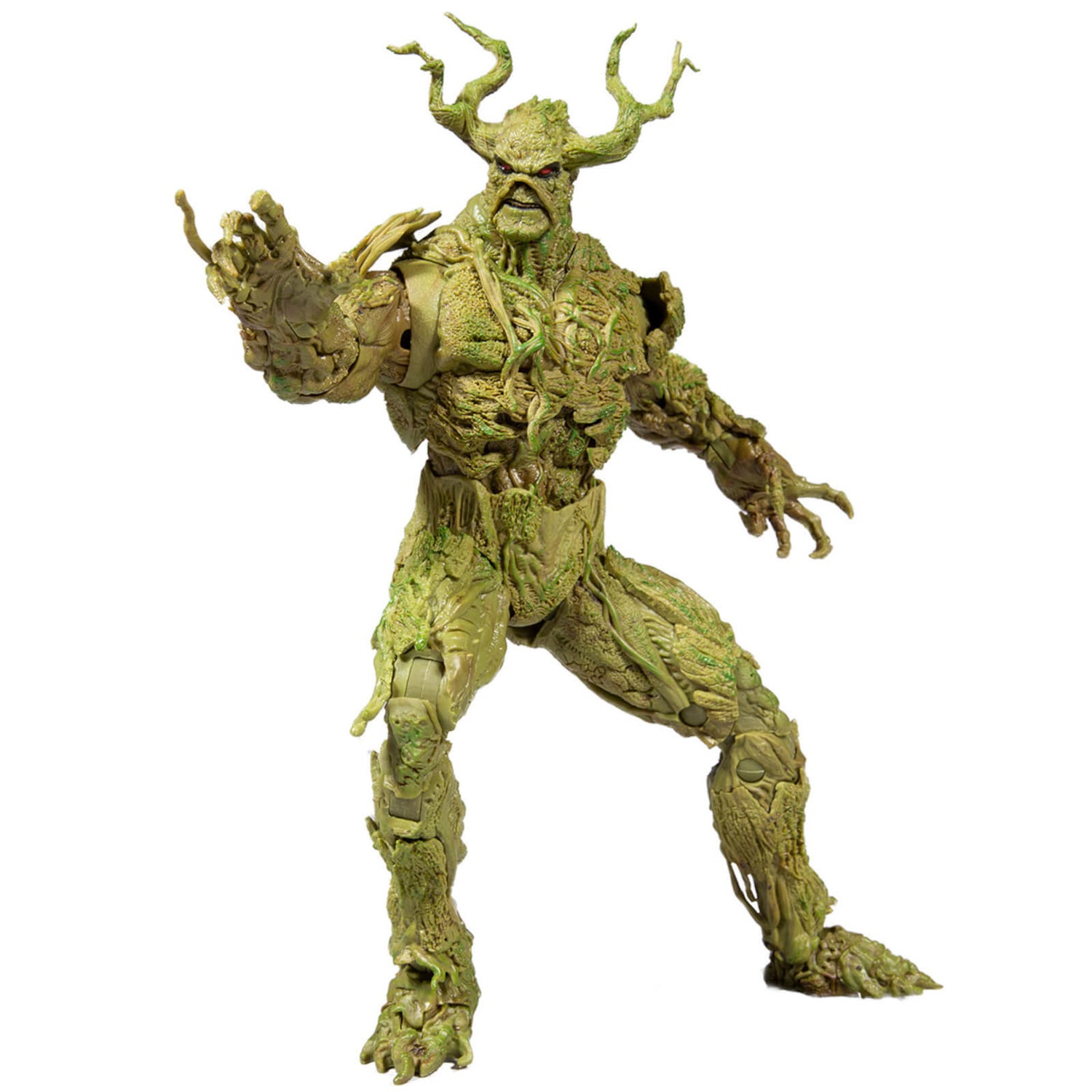 IN HAND images of the McFarlane Toys DC Multiverse Gold Label Amazon Exclusive Swamp Thing Glow in The Dark Edition Mega Figure