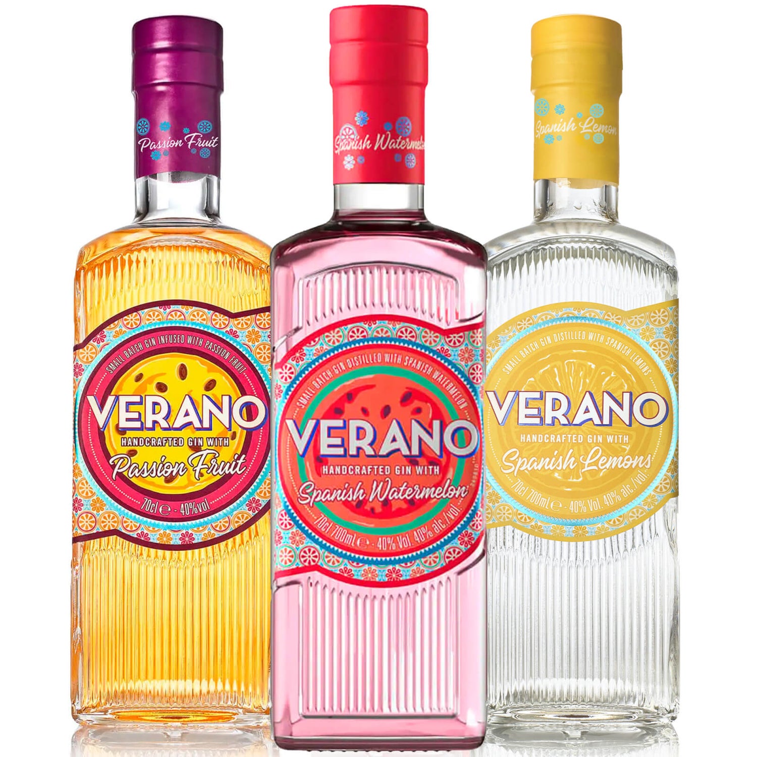 Verano Gin Set Watermelon, Lemons & Passion Fruit Gin Clink*