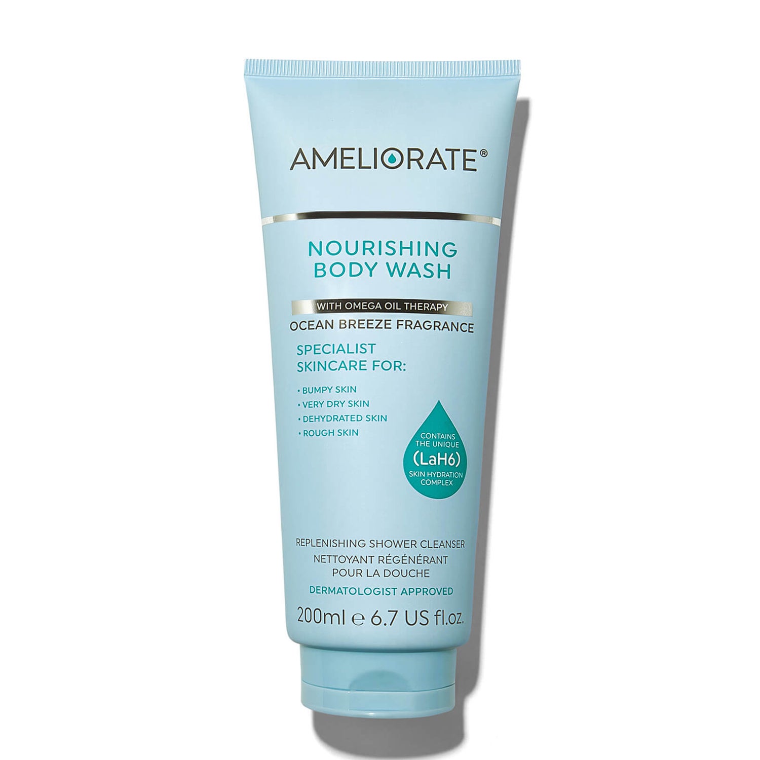 AMELIORATE Nourishing Body Wash Ocean Breeze LOOKFANTASTIC