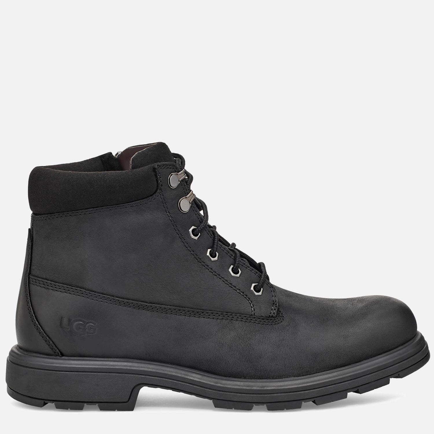 UGG Men's Biltmore Waterproof Leather Mid Boots - Black | TheHut.com