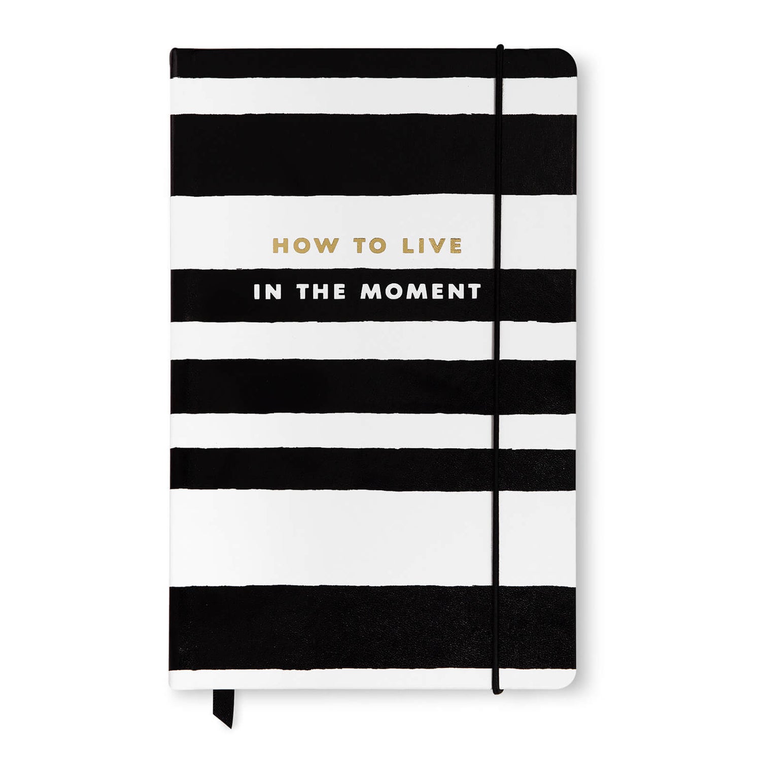 Kate Spade New York Take Note Large Notebook Black Stripe