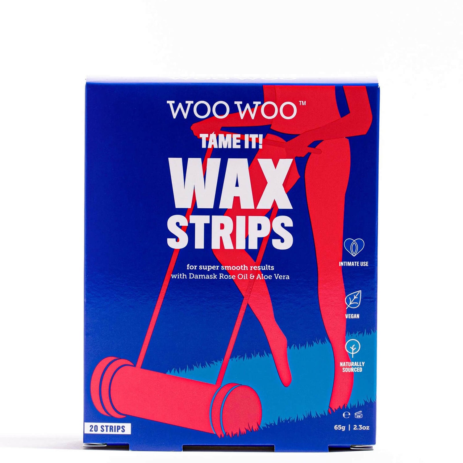WooWoo Tame It! Bikini Wax Strips (20 Strips) LOOKFANTASTIC