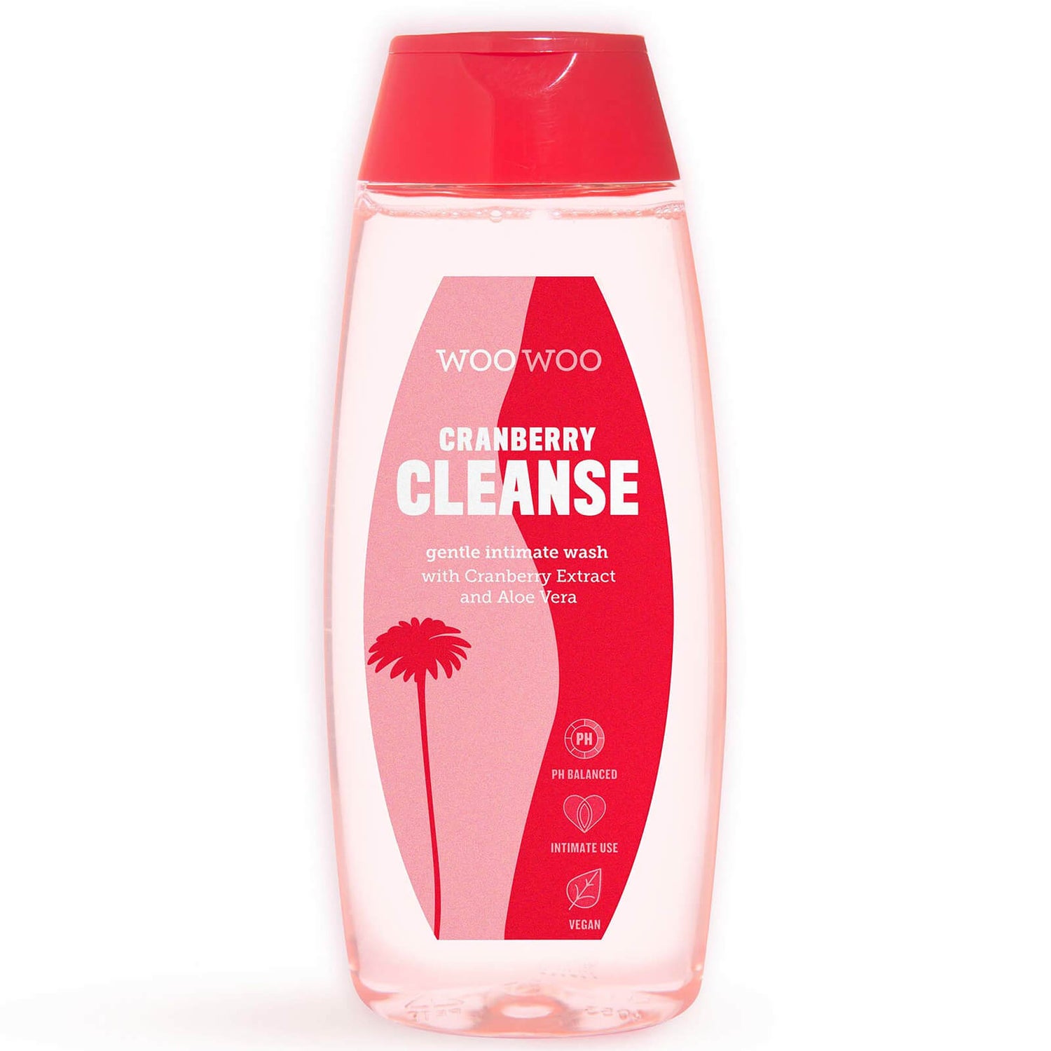 WooWoo Cranberry Cleanse! PH Balanced Body Wash 200ml LOOKFANTASTIC