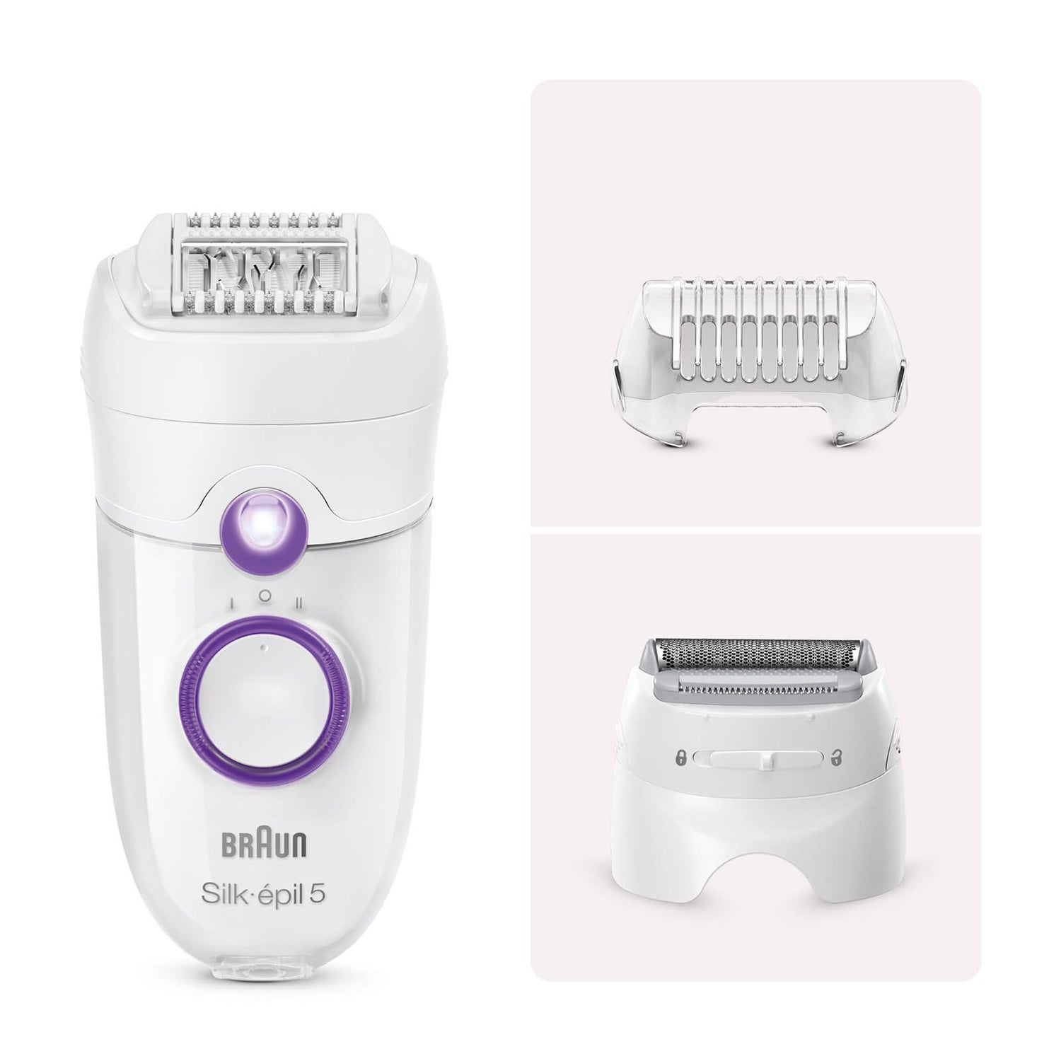 Braun Silképil 5625P Corded Epilator with 2 Extras Braun UK